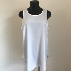 White Long Blouse  Banana Republic Size Large